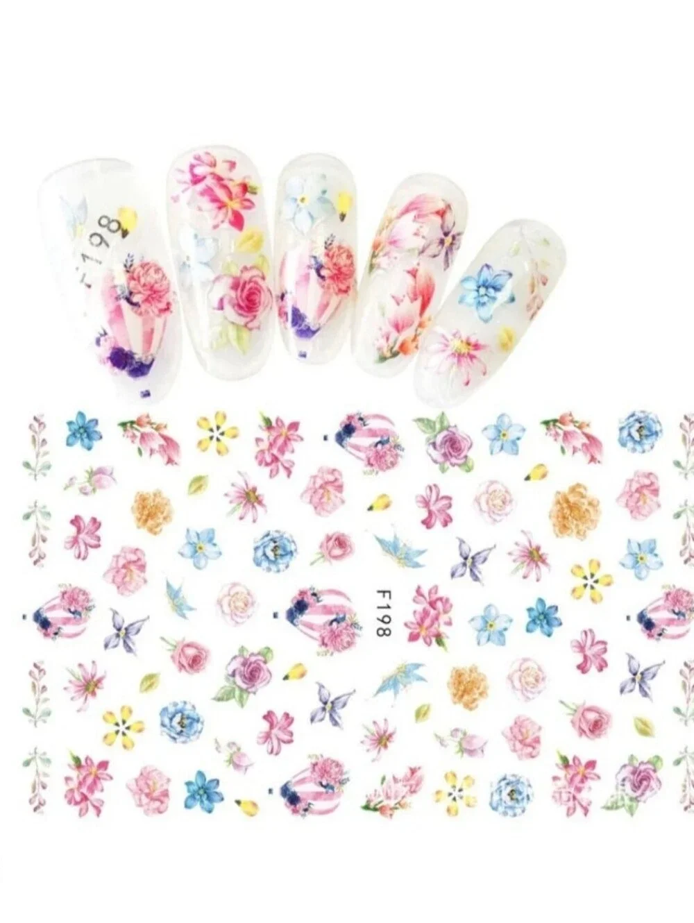 Trendy Self Adhesive Nails Art Transfer Sticker